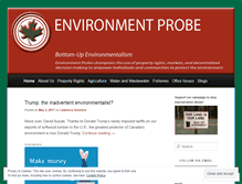 Tablet Screenshot of environment.probeinternational.org